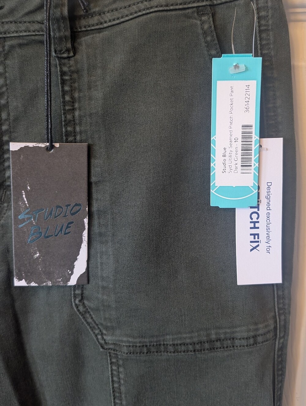 Studio Blue Syd Utility Seamed Patch Pocket Pant - Picture 4 of 4
